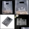 Gift Wrap Thank You Food Gift Wrap Plastic Thicken 3 Sizes Baking Bread Cake Candy Packing Bag Birthday Christmas Present 37 38Gy L2 Dhsc6