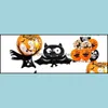 Party Decoration Halloween Balloon Festival Celebrate Party Decoration Ball Bat Screw Pendant All Saints Day Gas Sphere Manufactor D DHRCP