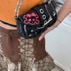 Bolsos de noche Punk Rock Skull Monederos y bolsos Mujer Lolita Metal Heart Y2K Bolsa Feminina Luxury Designer Shoulder Crossbody Underarm Bag