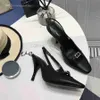 Top Quality Dress Shoes Designer Leather High Heels Stylish Women Wedding Party Sexy Heel Sandals Woman Pumps ASDD
