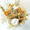 Decorative Flowers Small Fresh Dry Flower Bouquet Combination Sunflower Cotton All Over The Sky Star True Desktop Home Decoration Accessorie