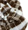22 Autunno e Inverno Temperamento Nuovo cappotto in lana a petrolio a petrolio semplice a doppio petto