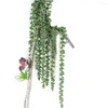 Dekorative Blumen, 35/70 cm, grüne Liebhabertränen, künstliche Sukkulenten, DIY-Blumenarrangement, Zubehör, gefälschte Hochzeit, Weihnachten