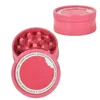 Twee lagen rookaccessoires grinders kruid tabakskruiden breker 56 mm plastic grinder met schraper plat concave 6 kleuren