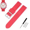 Watch Bands Curved End 20mm Rubber Strap Suitable For Moon Colorful Watchband Fashion Acessories