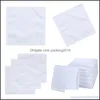 Handdoek diy sublimatie blanco handdoek 30x30cm wit vierkant washandje zachte huis el faceCleoth herbruikbare wasbaar nieuwe 6 8YP G2 drop levering DHCFD