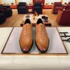 2023 Men Dress Shoes Echt lederen feest Wedding Flats Male klassieke merkontwerper Formele bedrijven Oxfords Maat 38-44