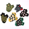 Men's Socks Mens' Fruit Avocado Zebra Cotton Boat European And American Ins Tide Wholesale Happy Funny Man's Sox