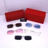 Mens sunglasses designer men women carter glasses fashion classic frameless eyewear square sunglass UV400 eco heatwave eyeglasses 3295816