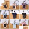 Вечеринка одолжение PU Cartoon Card Bag Mini Ears Holders держатели монеты Pusre Sacks Bears Bars Er с Lanyard Party Gutder Gitle 8qd H1 Dro Dhd4s