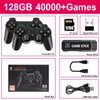 GD10 TV Game Stick 64G 4k HD Console de jeu vidéo Jeux intégrés Lecteur de jeu portable Contrôleur de manette sans fil pour PS1