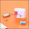 Pencil Sharpeners Electric Stationery Pencil Sharpeners School snabb bekv￤m s￤kerhet Small Pencisl Sharpener Students Gift Kid Stud DH0ZL