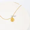 Kedjor rostfritt st￥l kvinnor h￤nge halsband ￤gg form minimalistisk kedjekedja personlighet krage smycken charm tillbeh￶r YS197