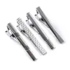 Fermacravatta a righe con diamanti Business Suit Fermacravatta Bar Sier Tone Metal Fashion Cravatta Clip per collo per uomo Gioielli Drop Delivery Cufflin Dhlgc