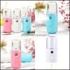 Other Household Sundries Nanometer Spray Bottles Usb 30Ml Tank 250Mah Battery Face Moisture Water Supply Instrument Mini Women Hold Dhjam