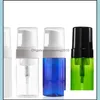 Paketleme şişeleri 100ml silindir plastik köpük pompa şişeleri şampuan sıvı sabun şişesi boş kozmetik kaplar el dezenfektan güzel dh7hp
