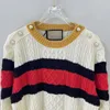 Женский дизайнер свитеров g осень круглый круглый рукав с длинным рукавом пуловер