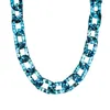 Choker Fishsheep Statement Leopard Acrylic Chain long Necklace for Women Resin Linkネックレスペンダント2023ファッションジュエリー