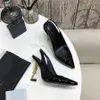 Top Quality Dress Shoes Designer Leather High Heels Stylish Women Wedding Party Sexy Heel Sandals Woman Pumps sdgffd