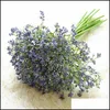 Dekorative Blumenkränze, 16 Stück pro Set, Nachtweidenkraut, Babysbreath, künstliche Blumen, gefälschte Blumen, Hochzeit, Haus, Garten, Party von Dhpuv