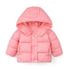 Down Coat Kid's Boys Girls Jacke Winter 16 AGE Добавить бархатный теплый классический полосатый клетчатый шерсть мода высокая детская одежда 221125 221125