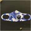 Designer maskers plangi camouflage mascherine ademhaling stof gezicht maskers wasbaar met vaes rook beschermende zomer masker dhgarden dhdlf