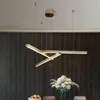 Żyrandole LED żyrandol do salonu do sypialni kuchnia kuchnia wewnętrzna złoty kolor wiszący nowoczesne oprawy oświetleniowe