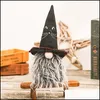 Other Festive Party Supplies Party Supplies Halloween Faceless Doll Hat Have Spider Bat Black Cat Pumpkin Pattern Gnomes Dolls Fes Dhlhi