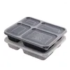 caja de bento de plástico desechable