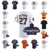 Campeón de la Serie Mundial José Altuve Jersey Yordan Alvarez Alex Bregman Jeremy Pena Kyle Tucker Justin Verlander Chas McCormick Ryan Yuli Gurriel Mancini