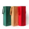 Gift Wrap Creative Packaging Bags Paper Gift Box Wrap With String For Red Wine Oil Champange Bottle Carrier Gifts Holder Packing1 65 Dhtos