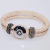 Charm Bracelets 12pcs/lot Snap One Button Bracelet Diy Charms High Quality Plating Wholesale