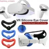 Cover de máscara para os olhos do carro para Oculus Quest 2 VR óculos de silicone anti-sweat Anti-Leakage Blocking Capa Oculus Quest 2 Acessório