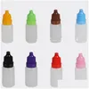 Opslagflessen Plastic vloeistof afzonderlijke fles kleine anti omverwerpende druppel flessen mti kleur doorschijnende lege botteling in s dhlvz