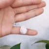 Подвесные ожерелья натуральная нерегулярная белая жемчужная жемчуга