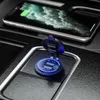 Car Quick Charge 3.0 Dual USB Fast Car Charger Socket Accessories Waterproof 12V/24V QC3.0 Power Outlet with Touch Switch Led Light