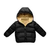 Down Coat Cootelili Fleece Winter Parkas barnjackor för flickor pojkar varmt tjock sammet barns baby ytterkläder spädbarn överrock 221125