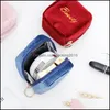 Andra hemtr￤dg￥rdar Newgirl Mini Coin Purse Portable Small Cosmetic Garden Travel Packing Bag Fashion Solid Colors Preppy Style 836 DHPCT