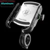 Soporte de aluminio para teléfono de motocicleta de coche con 18W QC 3,0 USB cargador rápido soporte de teléfono Moto manillar de bicicleta soporte de teléfono móvil