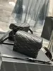 10A najwyższego poziomu lustra June Bag Mini 19cm damskie prawdziwe skórzane jambskina kołdana torebka torebka torebki Crossbody Black