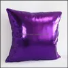 Pillow Mobile Cushion Artificial Pu Mti Colors Throw Pillow Simple Style Home Furnishing Sofa Monochrome Pillows New Arrival 10Zf L1 Dhcvw