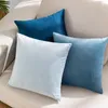 Housse de taie d'oreiller 45x45cm 30x50cm, gris uni pur, bleu, Beige, vert, décoration de la maison, salon, chambre à coucher, chaise, canapé