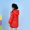 Down Coat Girls Hiver à capuche chaud rembourré veste garçons manteau pardessus 210 ans style de mode version coréenne vêtements décontractés pour enfants 221125
