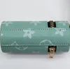 Brand Creative Travel Leather Keychain Pendant Lipstick Bag Holder Purse Key Chain Pouch Lipstick Nyckelring med halsduk