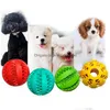 Dog Toys Chews Dog Rubber Chew Ball Toys Training Toothbrush Chews Toy Food Balls Pet Product Drop Delivery Home Garden Supplies Dh0Pl