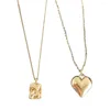 Pendant Necklaces S925 Heart Choker Elegant Rose Gold Chain For Women Girls Birthday Gifts Fashion Jewelry Accessories