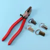 Porte-clés 25mm Key Fob Matériel avec 1pcs Pinces Verre Outils de course Mâchoires pour 4Hardware Installer