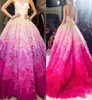 Variety Of Colors Ball Gown Prom Dresses 2017 Spaghetti Sweetheart Tulle Ruffles Evening Gowns Backless Sweetheart Pageant Party D4351173