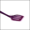 Utensílios de cozinha sile cozinha colheres de utensílios antiaderentes utensílios de cozinha ferramentas de ovo de peixe frigideira pan scoop shovel spata 30x8cm 20 dhf2k