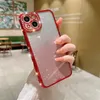 Bling Diamond Plating Paper Changing Cases For Iphone 15 14 Plus 13 12 11 Pro Max XR XS MAX X 8 7 Luxury Chromed Metallic Soft TPU Glitter Gradient Fine Hole Phone Cover